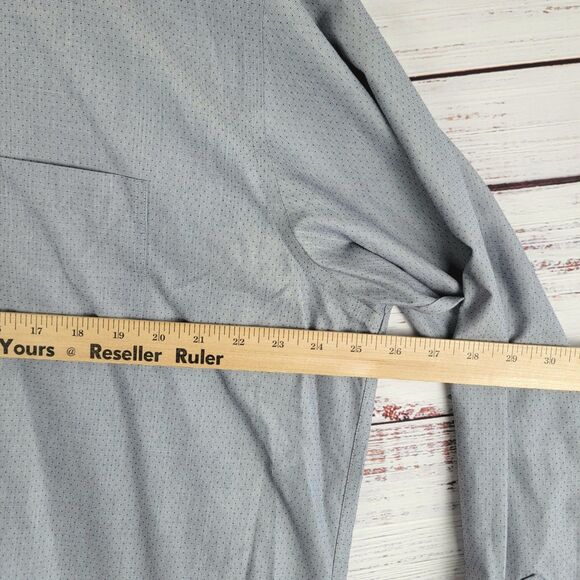 Brooks Brothers 1818 Original Polo Shirt Mens Size 17.5 - 36/37 Regular LS Gray - Picture 5 of 9